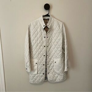 Burberry Quilted Cream Jacket
